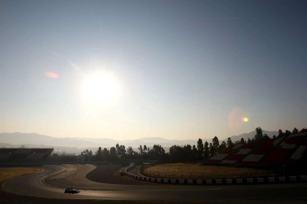 Der testes i den spanske forårssol i Barcelona
(Foto: Force India)